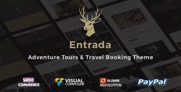 Entrada Tour Booking v.4.4.7 Tour Adventure WordPress Theme Download