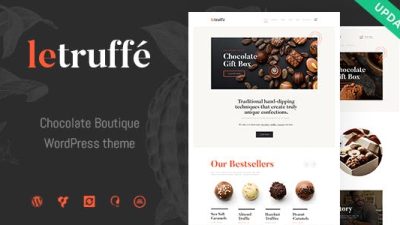 Le Truffe | Chocolate Sweets & Candy Store WordPress Theme v.1.1.1 Download