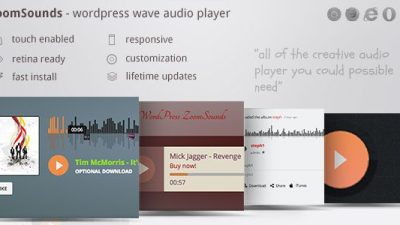 ZoomSounds – WordPress Wave Audio Player with Playlist v.6.43 Download
