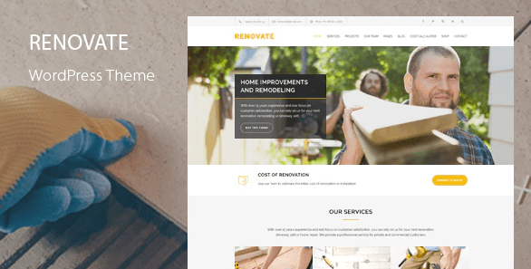 Renovate v6.9 – Construction Renovation WordPress Theme Download