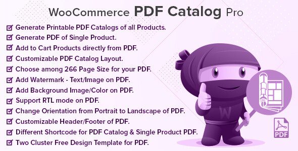 WooCommerce PDF Catalog Pro v2.1.0 Download
