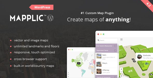 Mapplic – Custom Interactive Map WordPress Plugin v.7.1 Download