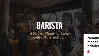 Barista v2.0 – Modern Theme for Cafes, Coffee Shops and Bars