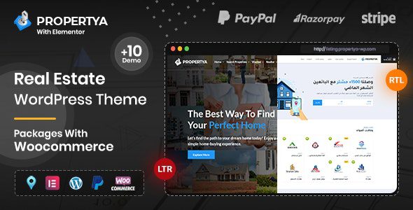 Propertya v.1.0.7 – Real Estate WordPress Theme