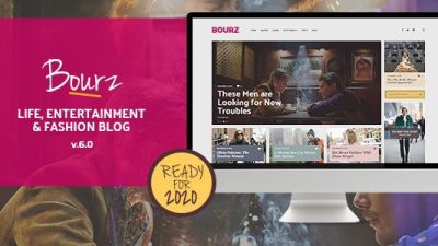 Bourz – Life & Entertainment Magazine Theme v7.0.2 Download