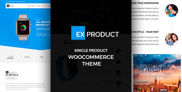 ExProduct – Single Product WordPress Theme v1.5.8 Download