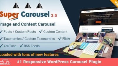 Super Carousel - 响应式 Wordpress 插件下载