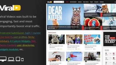 ViralVideo – Responsive Magazine WordPress Theme v.2.5 Download