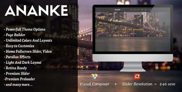 Ananke – One Page Parallax WordPress Theme v.3.8.9 Free Download