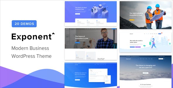 Exponent – Modern Multi – Purpose Business WordPress theme v1.2.9.2 Download