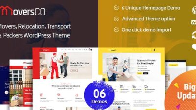MoversCO – Movers & Packers WordPress Theme v2.2 Download