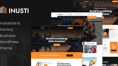 Inusti – Factory & Industrial WordPress Theme v1.0 Download