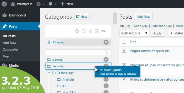 WordPress Real Category Management v4.0.8 – Custom category term order Tree view Download