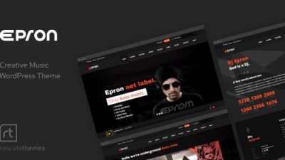 Epron – Music Theme for WordPress v2.1.0 Download