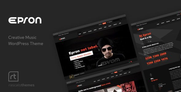Epron – Music Theme for WordPress v2.1.0 Download