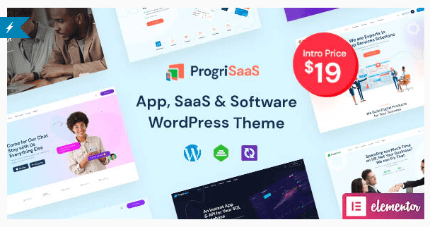 ProgriSaaS – Creative Landing Page WordPress Theme v1.0.0 Download