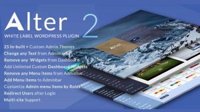 WPAlter – White Label WordPress Plugin v2.4.3 Download