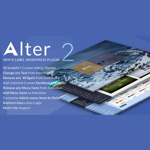 WPAlter – White Label WordPress Plugin v2.4.3 Download