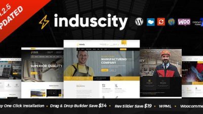 Induscity – Factory and Manufacturing WordPress Theme v.1.2.6 Download