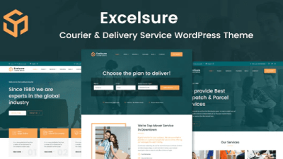 Excelsure – Courier Delivery WordPress Theme v1.0 Download
