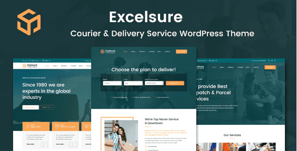 Excelsure – Courier Delivery WordPress Theme v1.0 Download