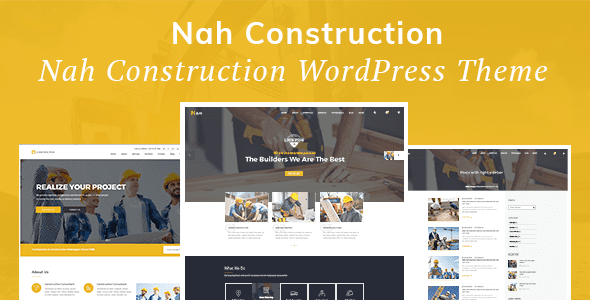 Nah Construction – Building Business WordPress Theme v.1.1.5 Download