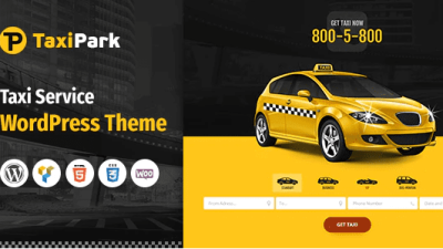 TaxiPark – Taxi Cab Service Company WordPress Theme v.1.5.9 Download