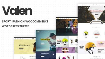 Valen – Sport, Fashion WooCommerce WordPress Theme v2.2 Download