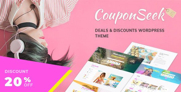 CouponSeek – Deals & Discounts WordPress Theme v.1.1.6 Download