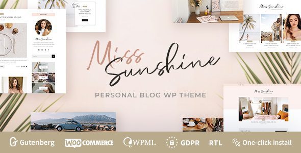 Miss Sunshine – Lifestyle & Beauty Women Blog v.1.0.5 Download