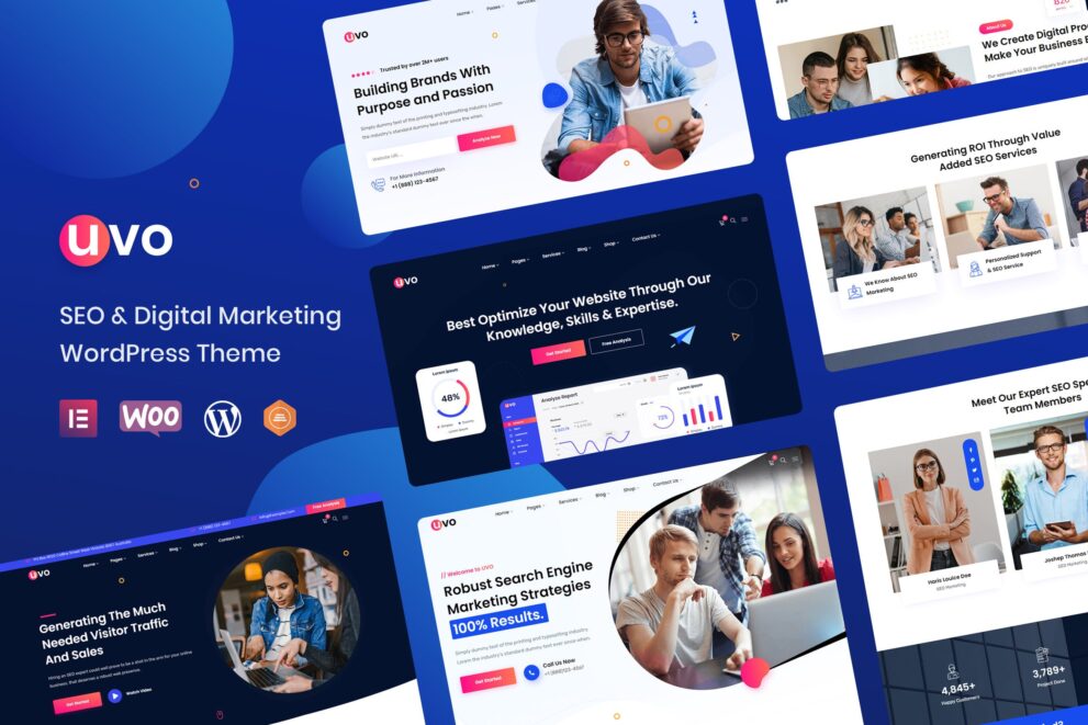 UVO – SEO & Digital Marketing Theme v1.0.3 Download