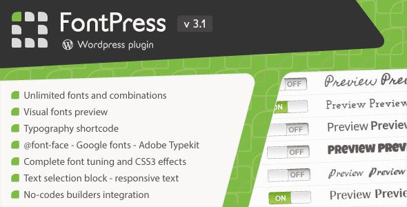 v.3.2.1 – FontPress – WordPress Font Manager Download