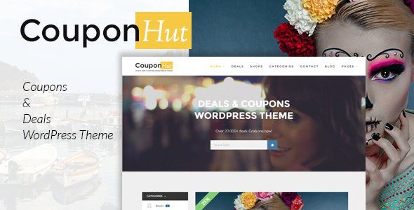 CouponHut Coupons & Deals WordPress Theme v.3.0.4 Download
