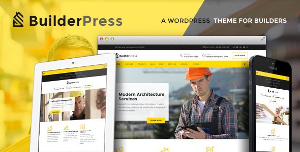 BuilderPress v.1.2.4 – Construction and Architecture WordPress Theme Download