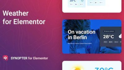 Synopter-Weather-Elementor-Nulled-Download
