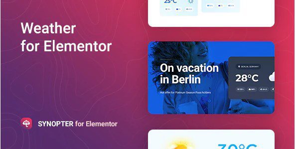 Synopter-Weather-Elementor-Nulled-Download