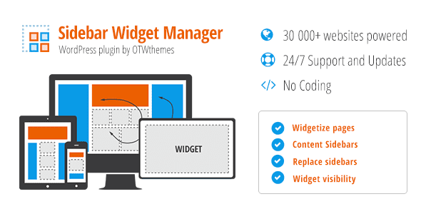 Sidebar & Widget Manager for WordPress v.4.3 Download