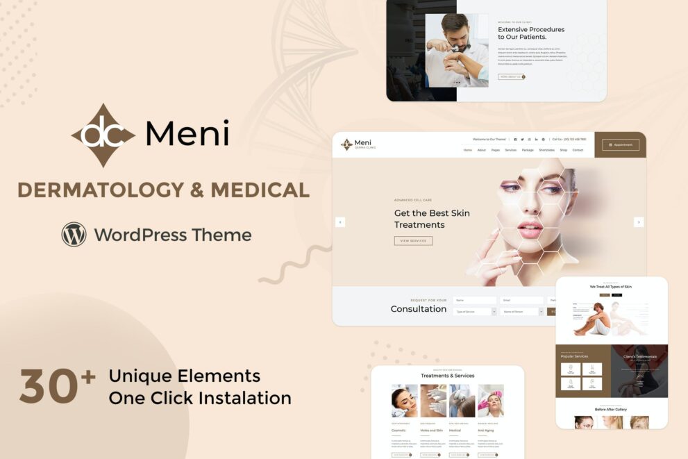 Meni – Healthcare Medical Doctor Theme v2.0 Download