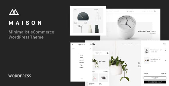 Maison – Minimalist eCommerce WordPress Theme v1.25 Download