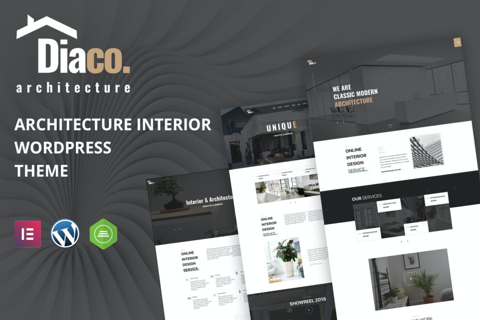 Diaco – Architecture & Interior Design Elementor WordPress Theme v1.5 Download