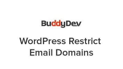 WordPress Restrict Email Domains v.1.1.4 Download