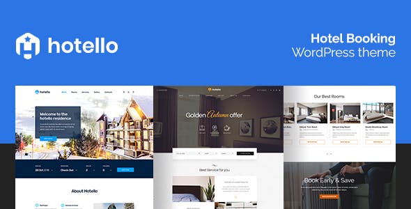 Hotello – Hotel Booking WordPress theme v.1.3.6 Download