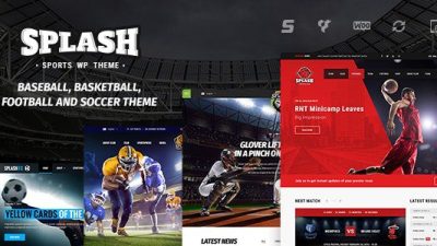 Splash v4.3.2 – Sport Club WordPress Theme Download