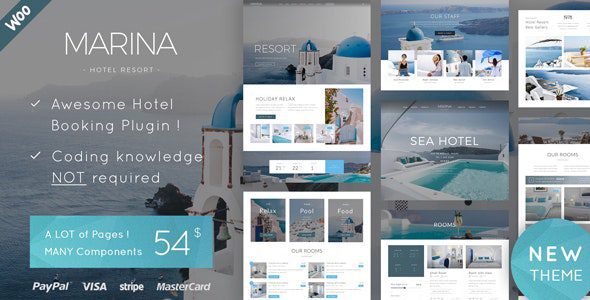 v2.0 – Marina – Hotel & Resort WordPress Theme Download