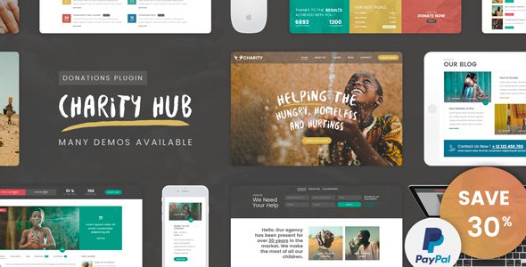 Charity Foundation – Charity Hub WP Theme v.2.2 Download