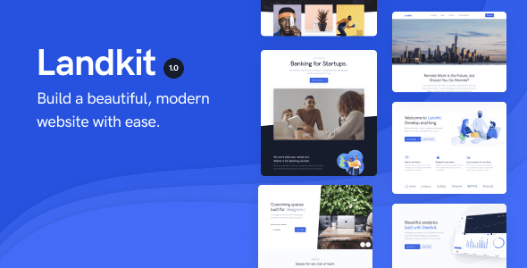 Landkit v.1.0.6 – Multipurpose Business WordPress Theme Download