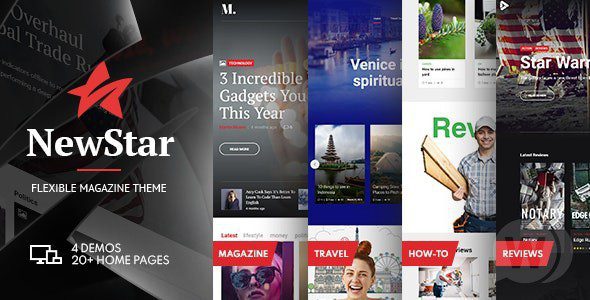 NewStar v1.3.0 – News WordPress Theme Download