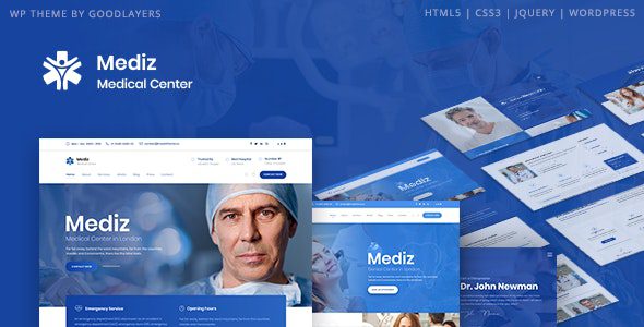 Mediz v2.0.4 – Medical WordPress Theme Download