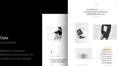 Opta – Minimal Portfolio and Photography WordPress Theme v1.6 Download