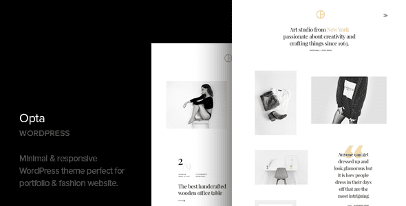 Opta – Minimal Portfolio and Photography WordPress Theme v1.6 Download